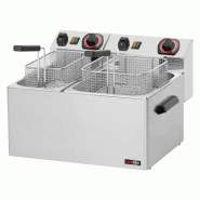 RM GASTRO Friteuse électrique 0,42 + 0,38 kW/l, 8 + 5 l TOP 230 V REDFOX - FE 74 - REDFOX - 0615402512725
