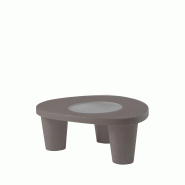 Table basse LOW LITA de SLIDE - gris argile