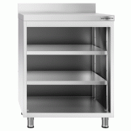 Table de préparation cocktail inox - 800 x 600 mm - 3 étagères_0