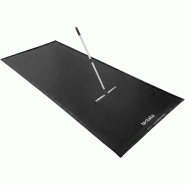 TecTake GmbH tectake tapis de sol garage antidérapant imperméable avec raclette 6,1x2,6 m noir, protection renforcée - noir plastique 406658