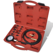 Vidaxl kit à outils de test de pression de l'huile et du moteur 210281