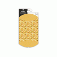 Clairefontaine Lot de 6 Pochette cadeau, 16x6x22 cm, décor Etoiles sur fond jaune - 3329686180033