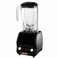 Diamond - Mixer professionnel , verre carré 2 Lit , avec timer - variateur vitesse - réf. BAR/VV-T - gris AKS-BAR/VV-T