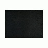 DUNI - Set de table en simili-cuir 33x45cm Noir - 5x6 = 30 pièces - noir papier 211684