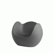 Fauteuil design in & out BLOS - gris éléphant