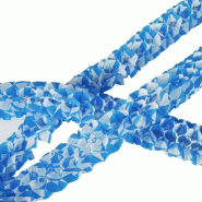 Guirlandes, papier Ø 8 x 2 m "Bavarois bleu - Mini" (20 unités) PAPSTAR - bleu papier 19226