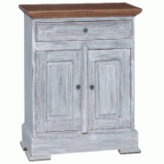 Helloshop26 - Armoire de rangement moderne minimaliste intérieur 63 x 30 x 79 cm pratique en bois d'acajou 02_0058968 - Bois massif 3000240872501