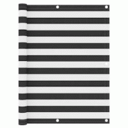 Helloshop26 - Écran de balcon 120 x 400 cm tissu oxford anthracite et blanc 02_0009980 - 3000537247760 Helloshop26 - Écran de balcon 120 x 400 cm tissu oxford anthracite et blanc 02_0009980 - 3000537247760