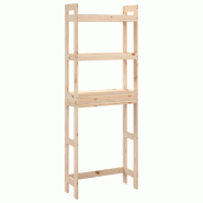Helloshop26 - Étagère de toilette 63 x 26 x 171 cm bois de pin massif 02_0005493 - Bois massif 3001965699787