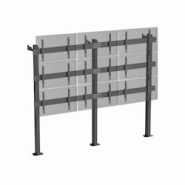 KIMEX Support TV sur pieds - mur d'images 9 écrans 45''-50'' à visser noir - noir 3700685426238 KIMEX Support TV sur pieds - mur d'images 9 écrans 45''-50'' à visser noir - noir 3700685426238