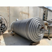 Réacteur aguilar y salas inox 316 9 500 litres avec agitation et demi-tige d'occasion - référence                        :                         c6168