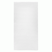 Serviette Ecolabel  P. 1/8 'Double Point' 18G/M2 30x40cm blanc  ouate - par 1200