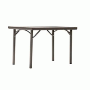 ZOWN Table pliante rectangulaire 122 x 75 cm XL 4 Premium - gris 08012067 ZOWN Table pliante rectangulaire 122 x 75 cm XL 4 Premium - gris 08012067