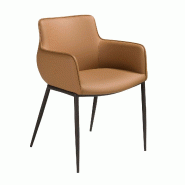 AC ANGEL CERDA Angel Cerdá Chaise similicuir marron 4177C 62 x 58 x 81 - marron fourrure 8435631044970