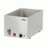 Bain-marie électrique - 1x GN 1/1 prof. 200 mm - avec robinet de vidange | Casselin