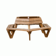 Banquette urbaine tour d'arbre en bois - BQARBBS-JD11 Banquette urbaine tour d'arbre en bois - BQARBBS-JD11
