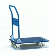 Chariot de manutention à dossier repliable