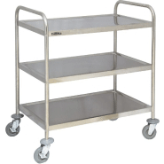 Chariot en inox 3 plateaux CASSELIN CCI3 Chariot en inox 3 plateaux CASSELIN CCI3