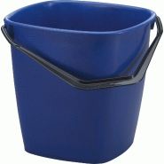 Durable Seau multi-usages BUCKET, 14 litres, rectangulaire, coloris bleu - 1809414040