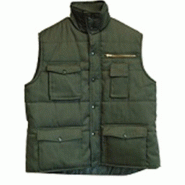 Gilet sans manches Vosges - Taille L - Fermeture à glissière, Col officier, 3 poches