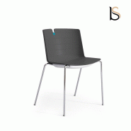 Lot de 2 chaises design Mork - Mobel Linea. - Anthracite_0