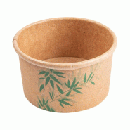 Pot à glace en carton Feel Green 70ml Ø6,5x3,9cm - par 2000