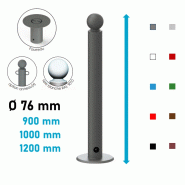 Potelet Boule amovible Ø 76