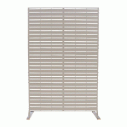 RATTATAN Panneau décoratif en métal, séparateur d’espaces pour intérieur et extérieur, panneau brise-vue, paravent séparateur, design moderne_0