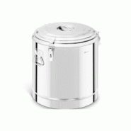Royal Catering - Royal Catering Conteneur Isotherme Boîte Norvégienne RCTP-50E (50L, Fermoirs Grenouille, Acier Inoxydable, Double Paroi, Chaud - 42