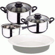 San Ignacio - Batterie de Cuisine 16/18/20cm avec Plat Ovale 36cm - multi-matériau PK4905