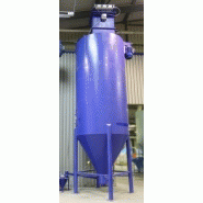 Silo mélangeur, homogénéisateurs à vis ou tube central de 10 à 120 m³ idéal pour les granulés ou broyés de Pe, PP, PS, ABS, PVC ou poudre PVC