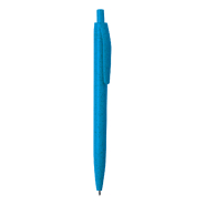 Stylo à bille en paille de blé - Encre bleue - Couleur bleu - Poids 6gr Stylo à bille en paille de blé - Encre bleue - Couleur bleu - Poids 6gr