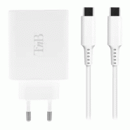 T'nB CHNBTINY65 chargeur d'appareils mobiles Ordinateur portable, Smartphone, Tablette Blanc Secteur