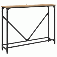 VidaXL Table console Chêne artisanal 102 x 23 x 75 cm Modèle Aero Panorama Essence - 882221