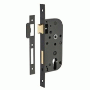 Boitier de serrure encastrable à cylindre pour porte d'entrée, axe 40mm, bouts carrés, noir - THIRARD - noir 3150260801064 Boitier de serrure encastrable à cylindre pour porte d'entrée, axe 40mm, bouts carrés, noir - THIRARD - noir 3150260801064