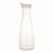 Carafe avec couvercle réutilisable polycarbonate transp 1,5L Ø6,5x31,5cm