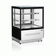 Comptoirs réfrigérés à desserts vitre droite hauteur 1209mm 275 litres - PLPD900F/BLACK