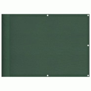Écran de balcon vert foncé 75x700 cm 100% polyester oxford Modèle Soleil Aérien - 4000256