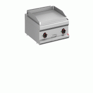Friteuse à gaz 70 cm Plaque lisse en acier rectifiée Plateau en acier MFTG77TL NEO700 ROMAGSA - MFTG77TL