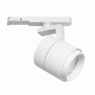 Gea Luce Projecteur Sur Rail Triphasé Gfa990C Led 35W 2950Lm 3000K 38° Cri>90 Orientable En Aluminium Blanc Satiné Eurostandard - Gealuce - GFA990C