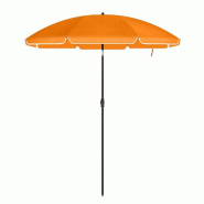 Helloshop26 - Parasol de jardin ø 2 m ombrelle protection upf 50+ inclinable portable résistant au vent baleines en fibre de verre 12_0001758 - 3000