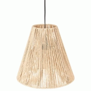 LAMPE SUSPENSION MÉTAL CORDES 27CM BEIGE - PARIS PRIX LAMPE SUSPENSION MÉTAL CORDES 27CM BEIGE - PARIS PRIX