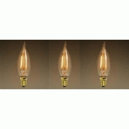 Lot de 3 ampoules vintage ? Led e14 style bulb edison c35