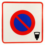 Panneau stationnement B6B4 - Entrée d'une zone à stationnement payant - Panneau de signalisation routière Panneau stationnement B6B4 - Entrée d'une zone à stationnement payant - Panneau de signalisation routière