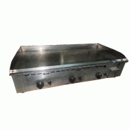 Plancha gaz d'occasion - 3 zones de cuisson - Surface 900x400mm - Acier émaillé - 9.6 kW Plancha gaz d'occasion - 3 zones de cuisson - Surface 900x400mm - Acier émaillé - 9.6 kW