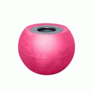 PLAST'UP ROTOMOULAGE Pots de fleurs sphérique xxl speranza 325l-lot de 2 - ROSE - rose 0750122558643