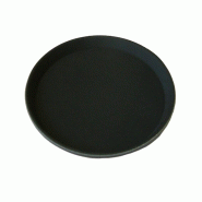 Plateau de service anti-dérapant - 41cm - Beaumont - noir plastique 53403593