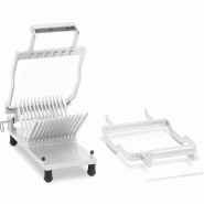 Royal Catering - Royal Catering RCCSL-01 Coupe-fromage avec 2 cadres de coupe 10/20 mm, bâtonnets, cubes en acier inoxydable/aluminium - 4062859237910