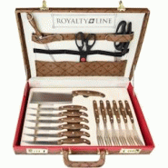 ROYALTY LINE Set de couteaux 25 pièces avec étui RoyaltyLine RLK25LB - 5407011640426 ROYALTY LINE Set de couteaux 25 pièces avec étui RoyaltyLine RLK25LB - 5407011640426