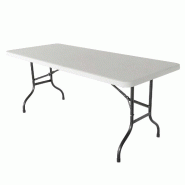 Table pliante 200cm 10 places monobloc